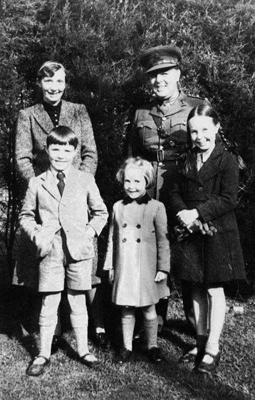 William Wynne Willson with his parents, Janet and Mary Ann, c1939