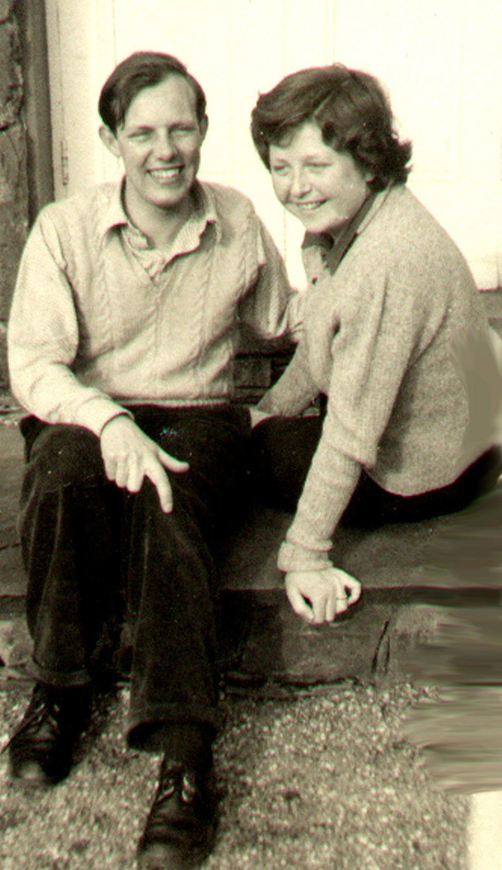 William Wynne Willson and Jane Wynne Willson at Broad How, 1955